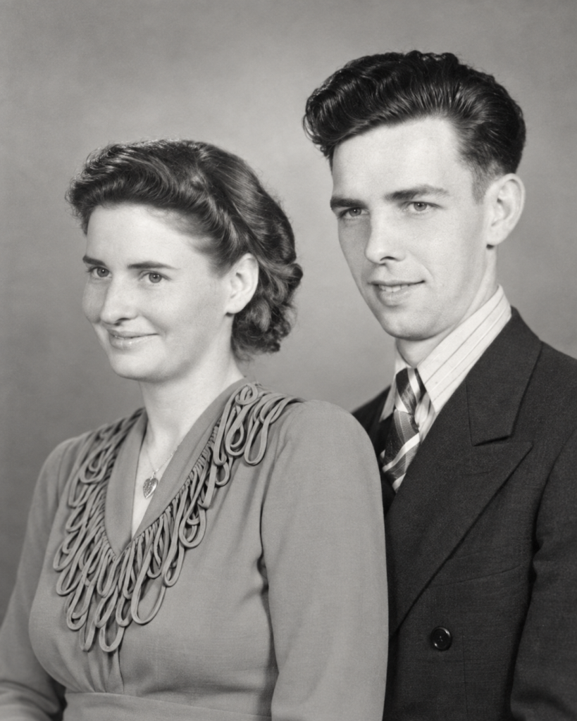 Harry James Walker and Marie Agnes Webb Walker