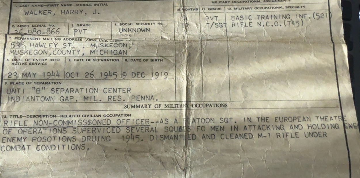 Separation Qualification Record
